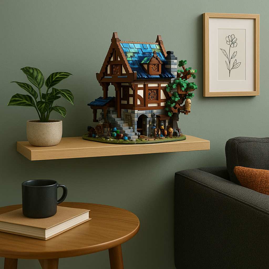 Custom Display Shelf for LEGO® Medieval Blacksmith (21325)