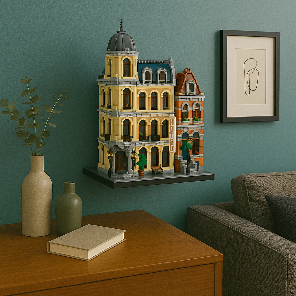 Custom Display Shelf for LEGO® Boutique Hotel (10297)