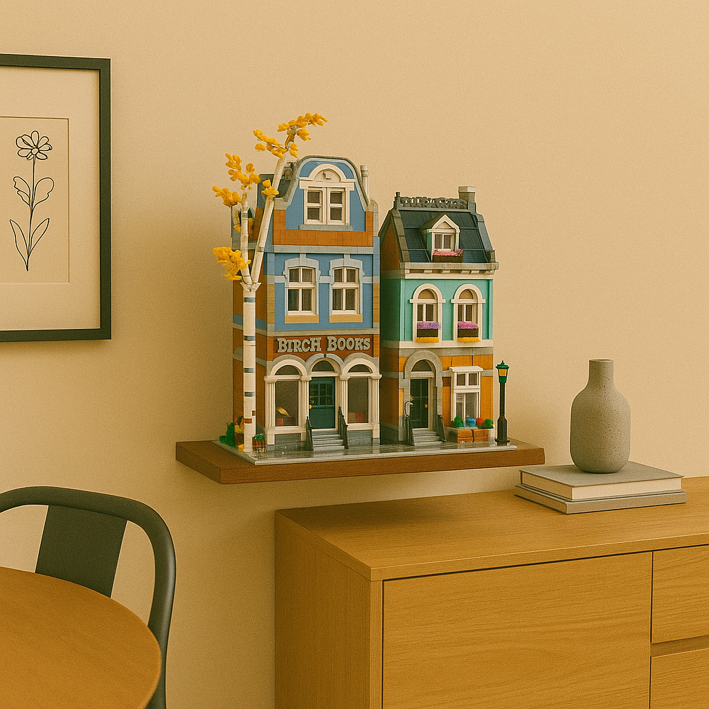 Custom Display Shelf for LEGO® Bookshop Modular (10270)