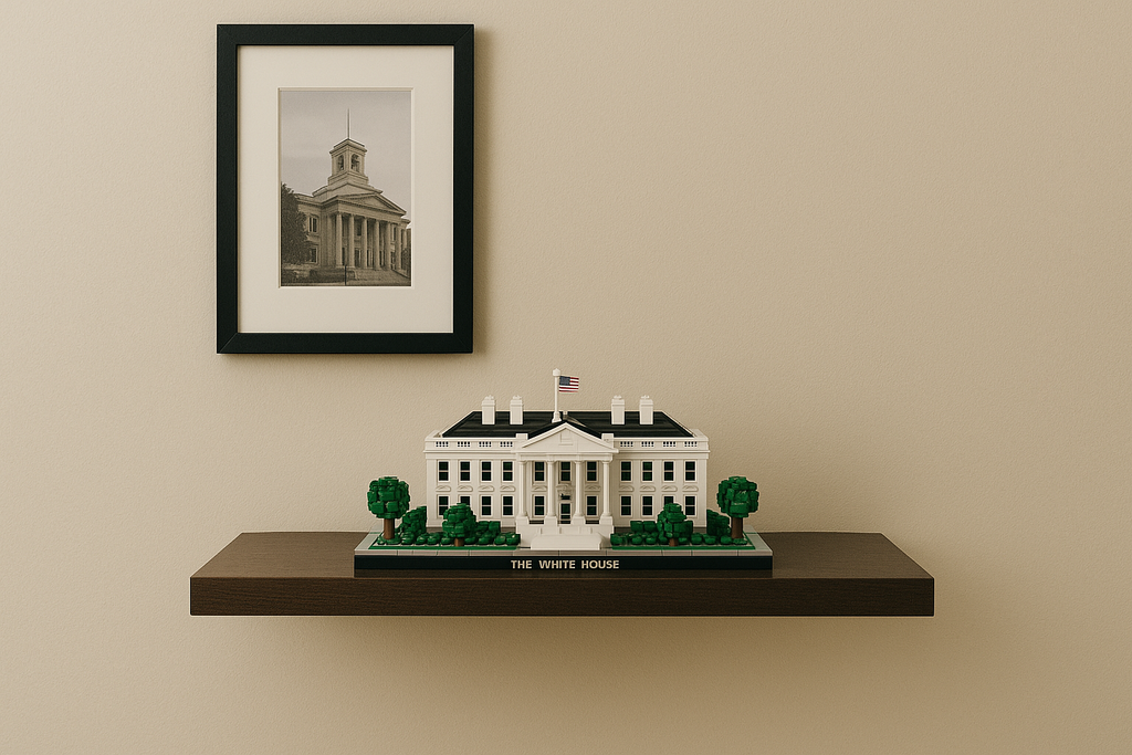 Custom Display Shelf for LEGO® White House (21054)
