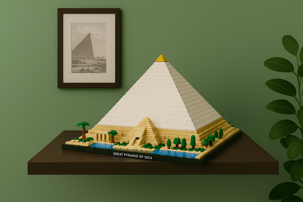 Custom Display Shelf for LEGO® Great Pyramid of Giza (21058)