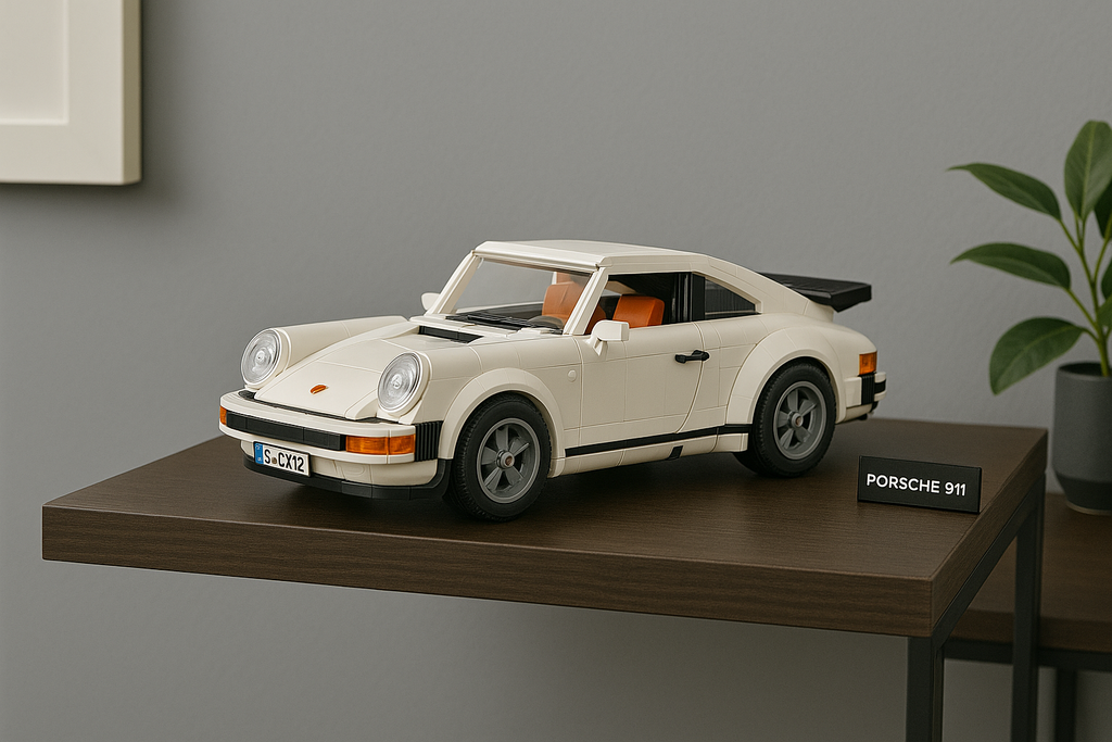 Custom Display Shelf for LEGO® Porsche 911 (10295)