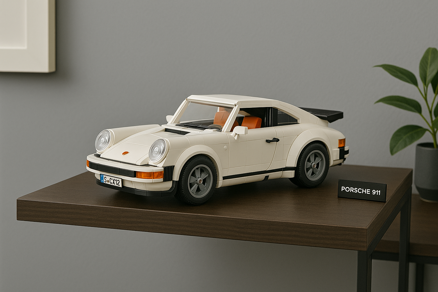Custom Display Shelf for LEGO® Porsche 911 (10295)