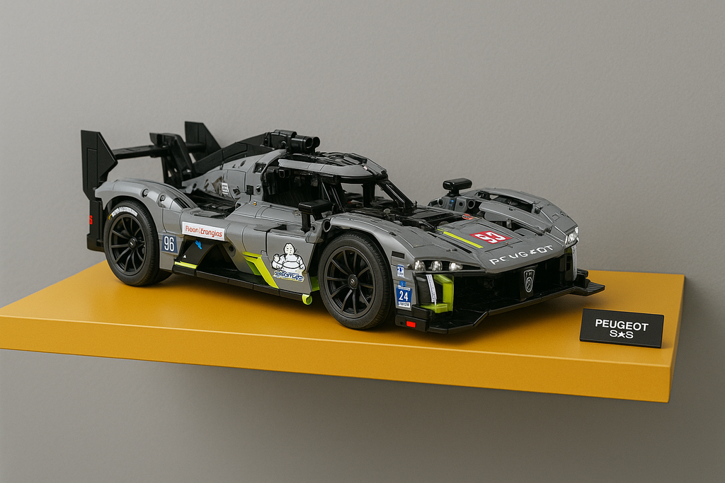 Custom Display Shelf for LEGO® Peugeot 9X8 (42156)