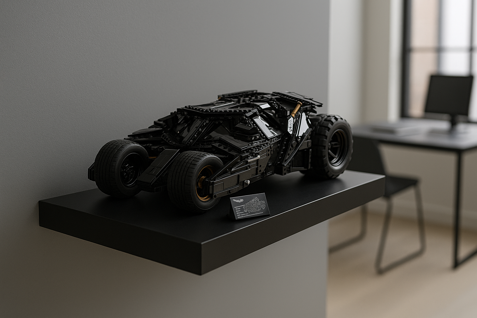 Custom Display Shelf for LEGO® Batmobile Tumbler (76240)