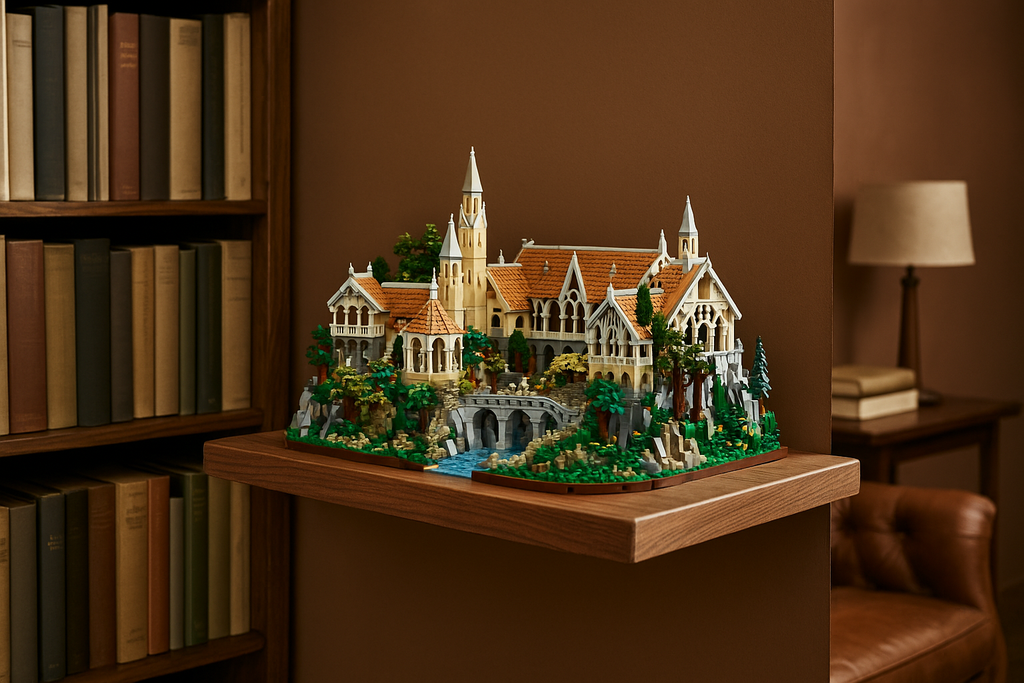 Custom Display Shelf for LEGO® Rivendell (10316)