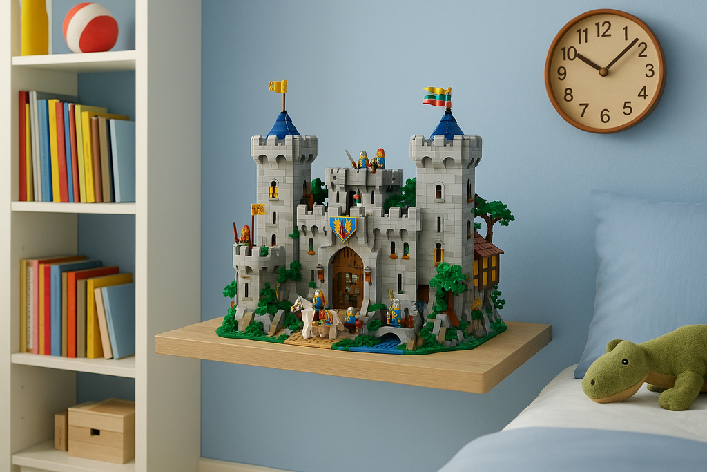 Custom Display Shelf for LEGO® The Lion Knights' Castle (10305)