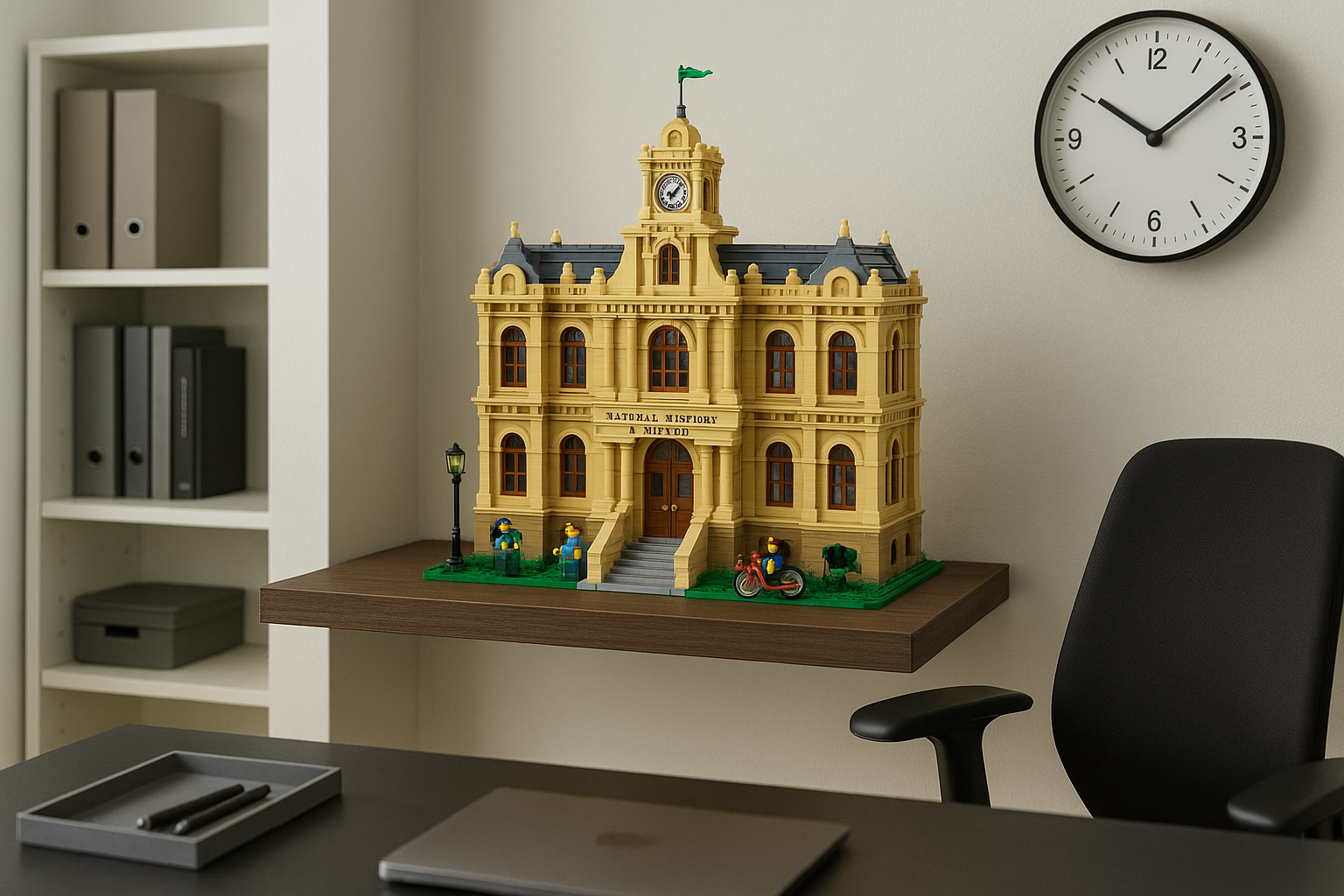Custom Display Shelf for LEGO® Natural History Museum (10326)