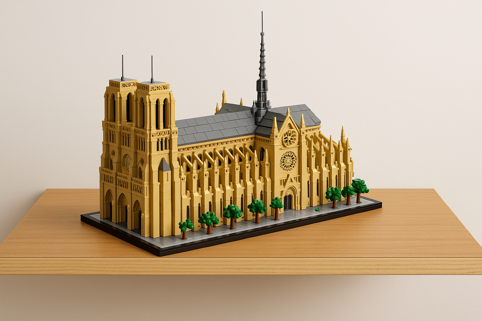Notre-Dame set Shelf